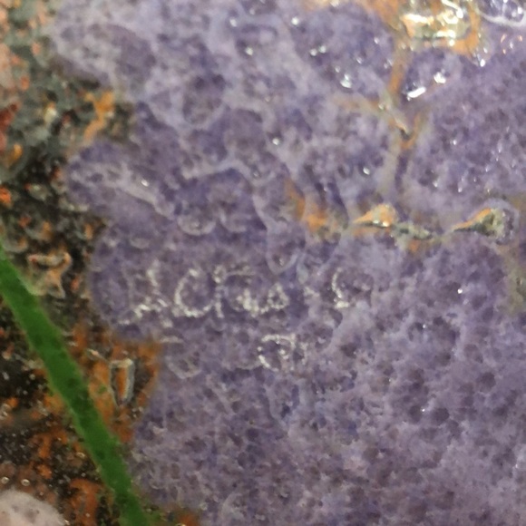 Host pick ⭐️❤️AC Ross glass floral bowl 7.5 inches - Picture 4 of 4